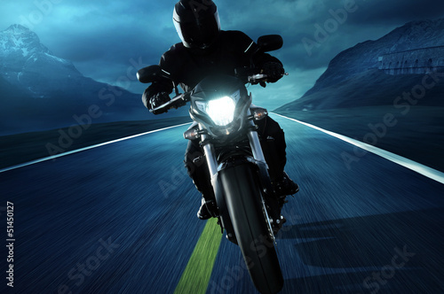 Fototapeta Motorbike Racer