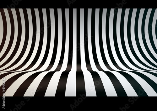Fototapeta Striped studio backdrop, empty space for your text or object