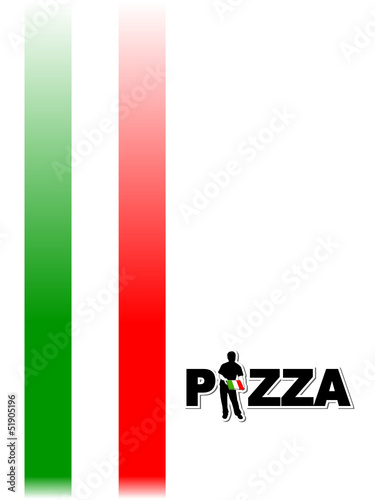 Fototapeta Pizzaschachtel cover