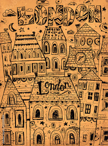 recznie-rysowane-ilustracji-wektorowych-z-londynskich-domow