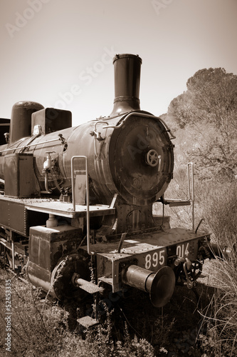  Old Train Locomotive