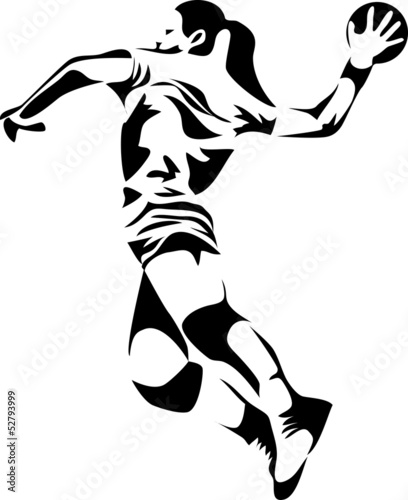 Fototapeta women handball
