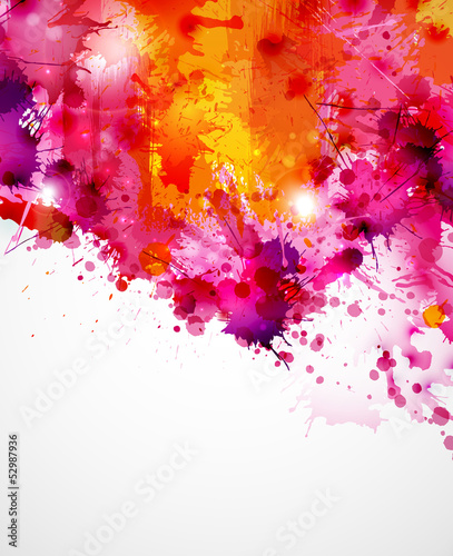 Fototapeta Abstract artistic Background of bright colors