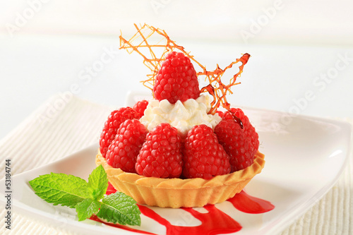  Raspberry tart