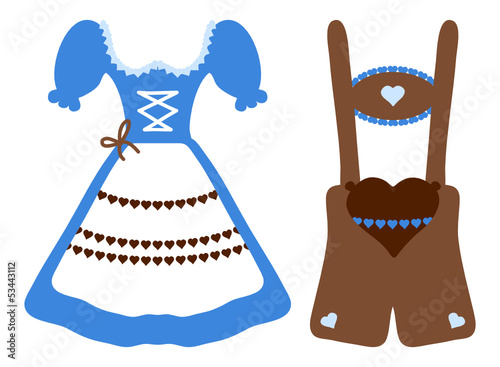 GamesAgeddon - Octoberfest Dirndl & Leather Trousers Blue