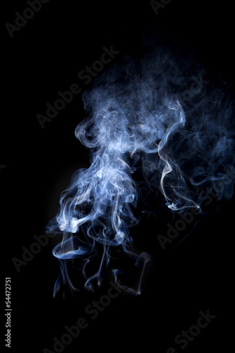 Fototapeta Blue smoke.