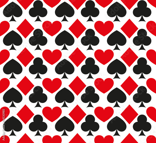  Seamless pattern with cards