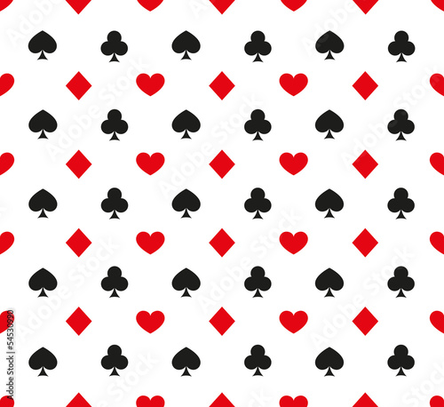 Fototapeta Cards pattern