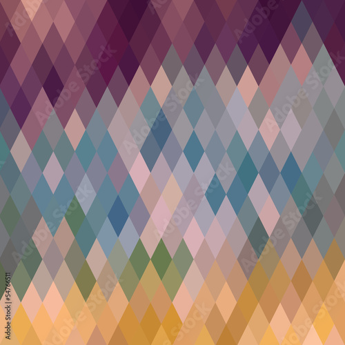 Fototapeta Pattern of geometric shapes, rhombic.Texture with flow of spectr