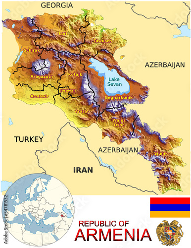 mapa-armenii-symbol-narodowy-symbol-mapy