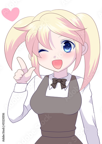 制服の女の子