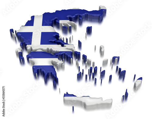 Fototapeta Greece (clipping path included)