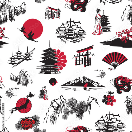 bezszwowe-tlo-z-japonskimi-miniaturami