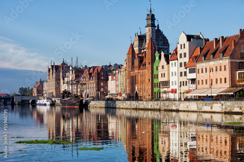 Fototapeta Old Town of Gdansk in Poland