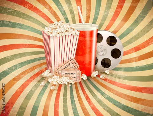 retro-tlo-z-popcornem-i-drinkiem-ilustracji-wektorowych