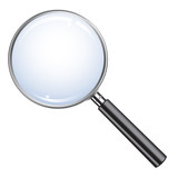Magnifying glass poster