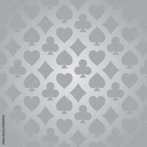 Fototapeta Playing card suit pattern