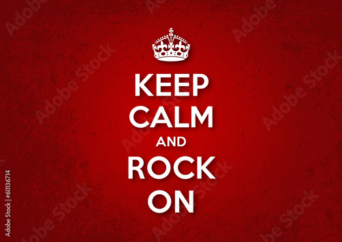 Fototapeta Keep Calm and Rock On