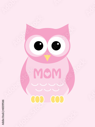  Pink owl