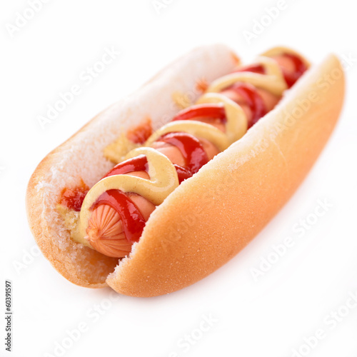  hotdog isolated