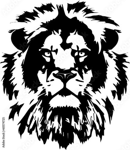Obraz na płótnie lion head tattoo