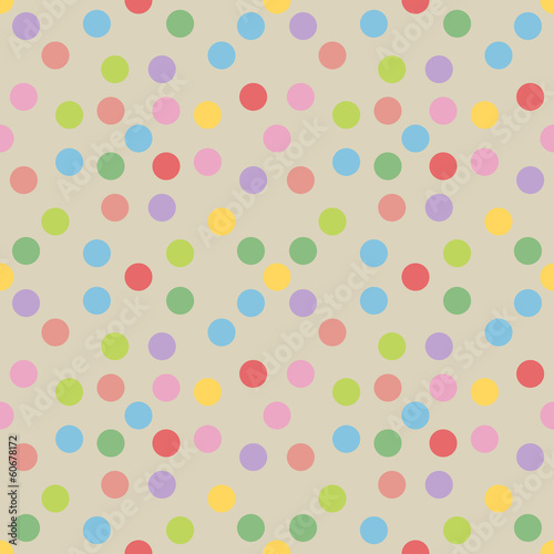  seamless polka dots background,vector Illustration