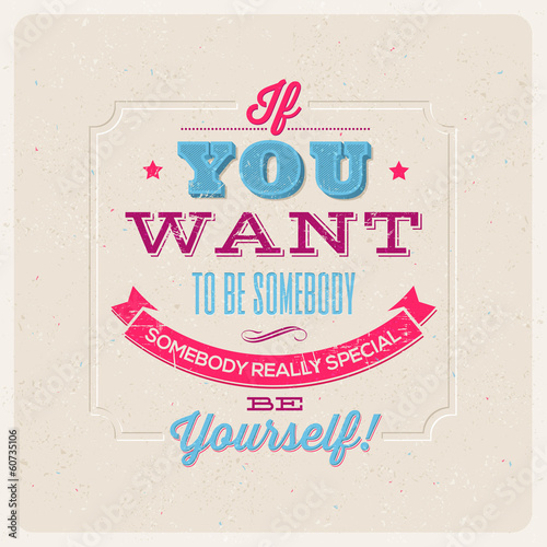  Quote Typographical Background. Vector design.