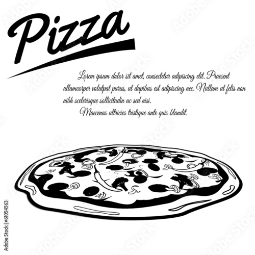 Fototapeta Pizza poster
