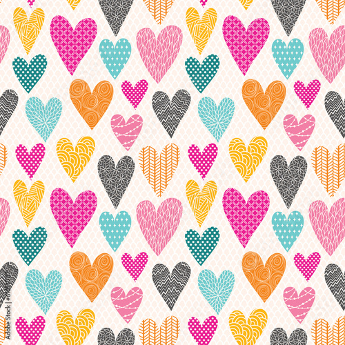 Lacobel Hearts seamless pattern
