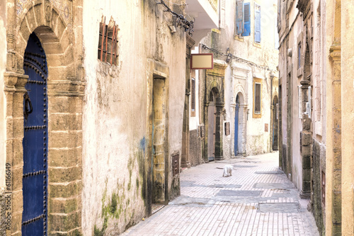 Lacobel Gasse in einer marokkanischen Stadt