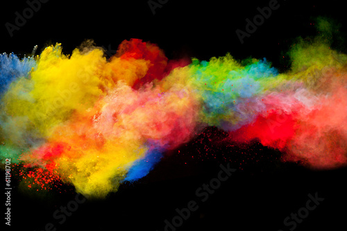 Fototapeta colored dust