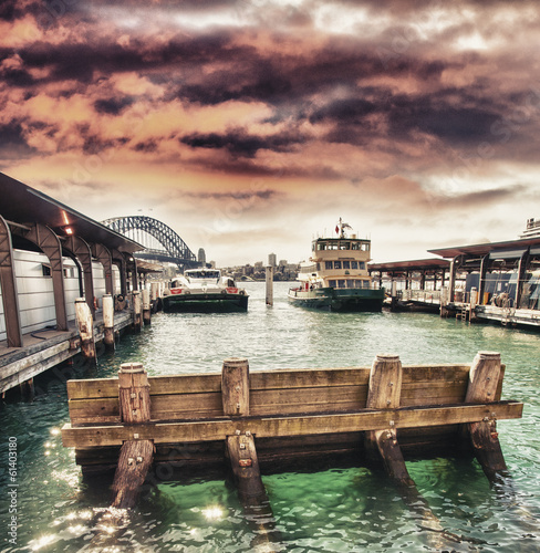 Lacobel Sydney Harbour at dusk