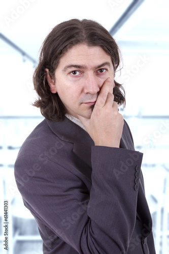 business man portrait on a white background from Ricardo Saraiva, ...