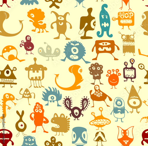  Monsters pattern