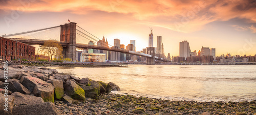  Brooklyn Bridge at sunset