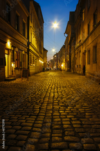 Fototapeta Kazimierz, former jewish quarter of Krakow: Szeroka Street
