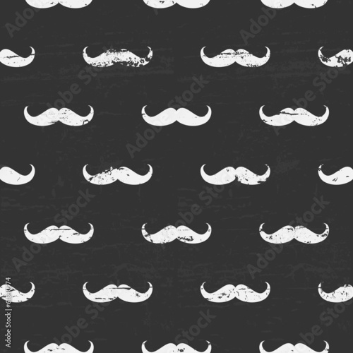 Lacobel Seamless Mustache Background