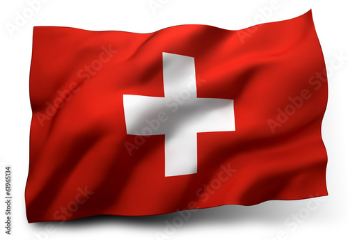 Lacobel flag of Switzerland