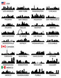 City skyline North America poster