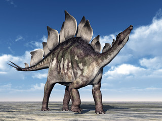 Plakat 3d dinozaur natura
