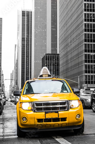 Fototapeta yellow cab of new york
