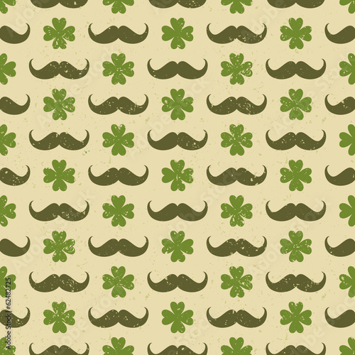 Fototapeta St. Patrick's Day Seamless Pattern