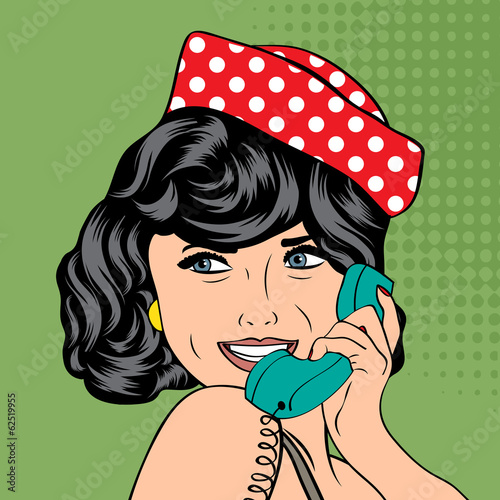 kobieta-rozmowy-przez-telefon-ilustracja-pop-art