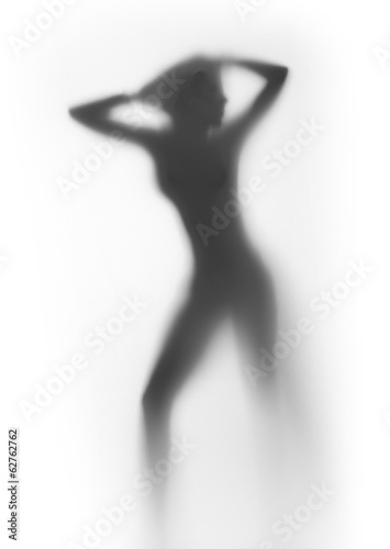 Fototapeta Sexy, slim woman body silhouette