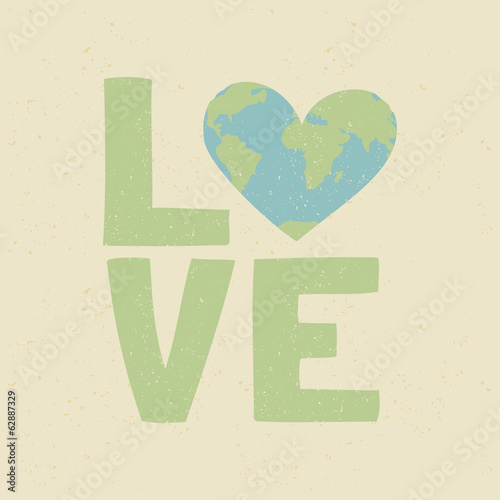 Fototapeta Earth Day Poster