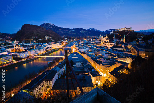  Salzburg, Österreich, Stadt Ansicht