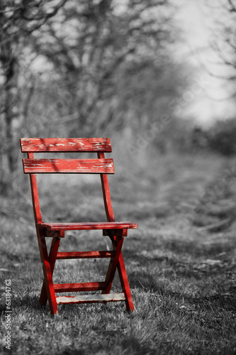 Fototapeta Red Chair