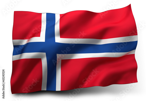 Fototapeta flag of Norway