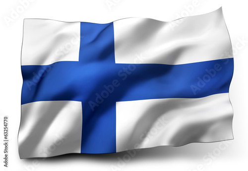 Fototapeta flag of Finland
