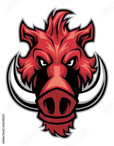 razorback head mascot